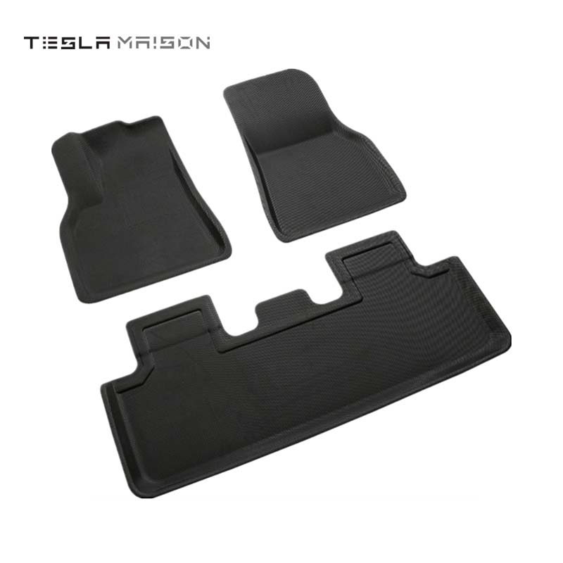 Tesla Model Y 2019-2023 XPE All Weather Floor & Trunk Mats -3pcs Mats Kit - Left Hand Drive-Tesla Model Y (2019-2023)--Tesla Maison