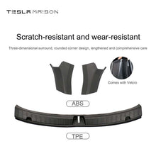 Load image into Gallery viewer, Tesla Model Y 2020-2022 Rear Trunk Sill Plate TPE Rubber Protector -Two Sides-Tesla Model Y 2020-2022--Tesla Maison