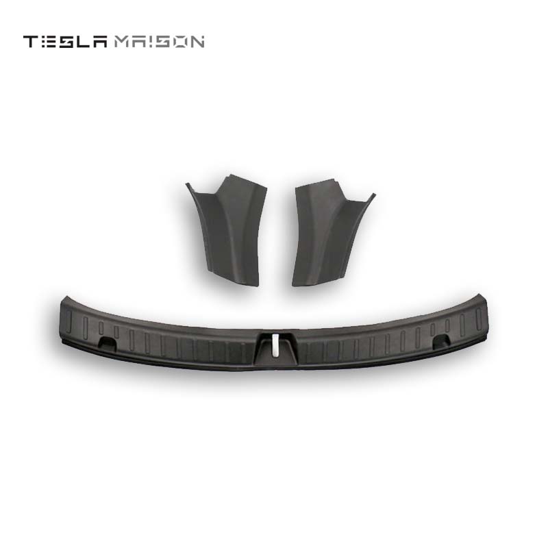 Tesla Model Y 2020-2022 Rear Trunk Sill Plate TPE Rubber Protector -Two Sides-Tesla Model Y 2020-2022--Tesla Maison