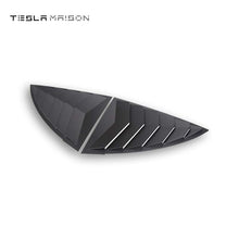 Load image into Gallery viewer, Tesla Model Y 2021-2022 Creative Rear Triangle Window Stickers ( 2 Pieces ) -2pcs Bright black---Tesla Maison