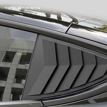 Load image into Gallery viewer, Tesla Model Y 2021-2022 Creative Rear Triangle Window Stickers ( 2 Pieces ) -2pcs Bright carbon---Tesla Maison