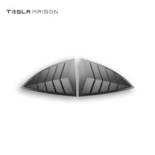 Load image into Gallery viewer, Tesla Model Y 2021-2022 Creative Rear Triangle Window Stickers ( 2 Pieces ) -2pcs Matte black---Tesla Maison