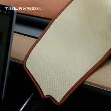 Load image into Gallery viewer, Tesla Model Y 2021-2022 Flannel Front Dashboard Cover -Brown-Tesla Model Y--Tesla Maison