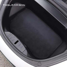Load image into Gallery viewer, Tesla Model Y 2021-2022 Flannel Rear Storage Mat -Black-Tesla Model Y--Tesla Maison