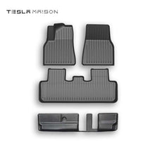 Load image into Gallery viewer, Tesla Model Y 7-Seat All Weather TPE Left Rudder Floor Mats Set -Floor Mats - 4pcs-Tesla Model Y 7-Seat (Left Hand Drive)--Tesla Maison