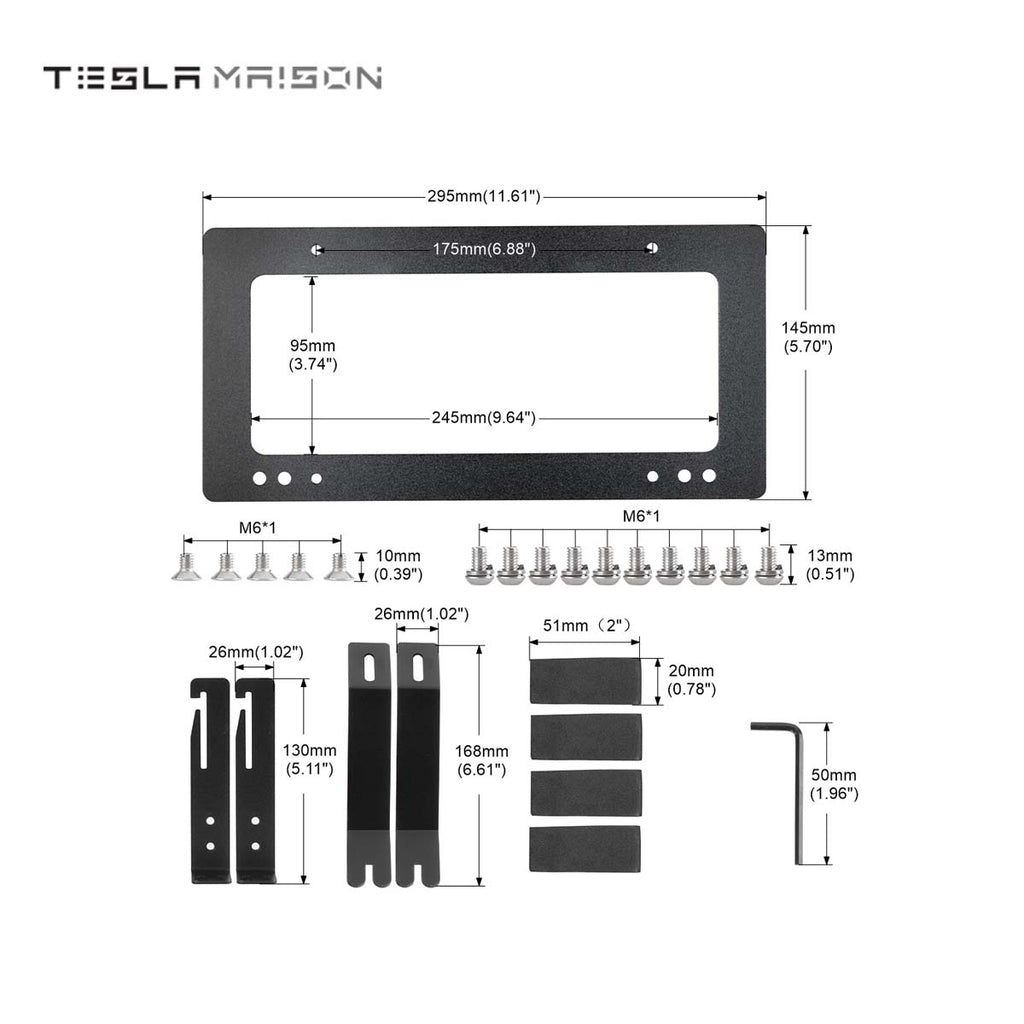 Tesla Model Y License Plate Frame - Sleek & Durable Front Holder -Sliver---Tesla Maison