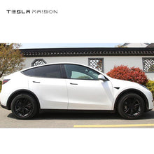 Load image into Gallery viewer, Tesla Model Y Wheel Cover Trim Hub Caps - 19&quot; inch (4 Pcs) - Style 3 Matte Black ----Tesla Maison