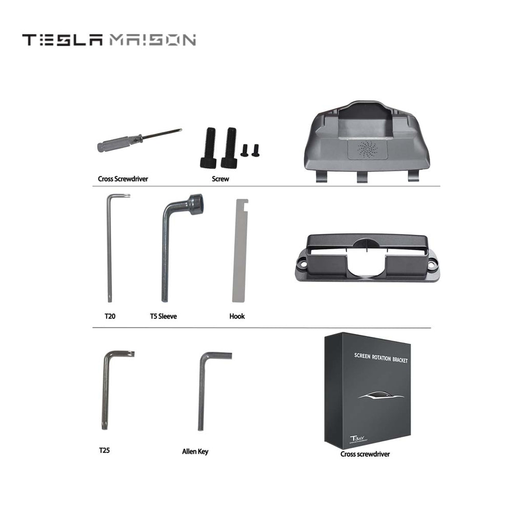 Tesla Swivel Screen Mount Tesla Model 3 & Tesla Model Y - Easy Intall ----Tesla Maison