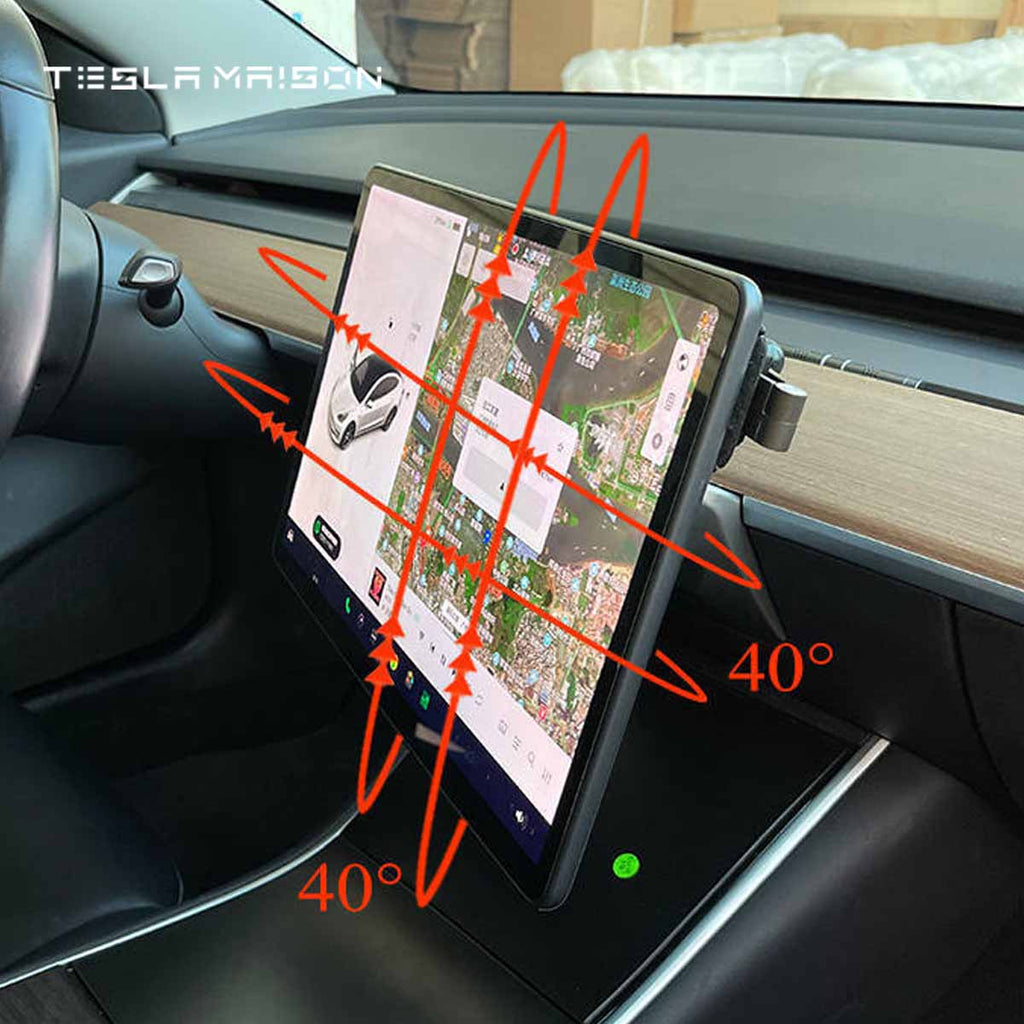 Upgraded Tesla Swivel Screen Mount Tesla Model 3 & Tesla Model Y - Easy Intall ----Tesla Maison