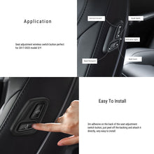 Load image into Gallery viewer, Wireless Seat Adjust Buttons For Tesla Model 3/Y 2017-2023 -Left-hand drive---Tesla Maison