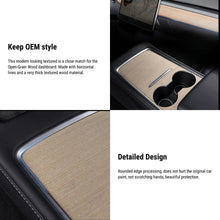 Load image into Gallery viewer, Wood Center Console Wrap for Tesla Model 3 / Y 2021-2023 ----Tesla Maison